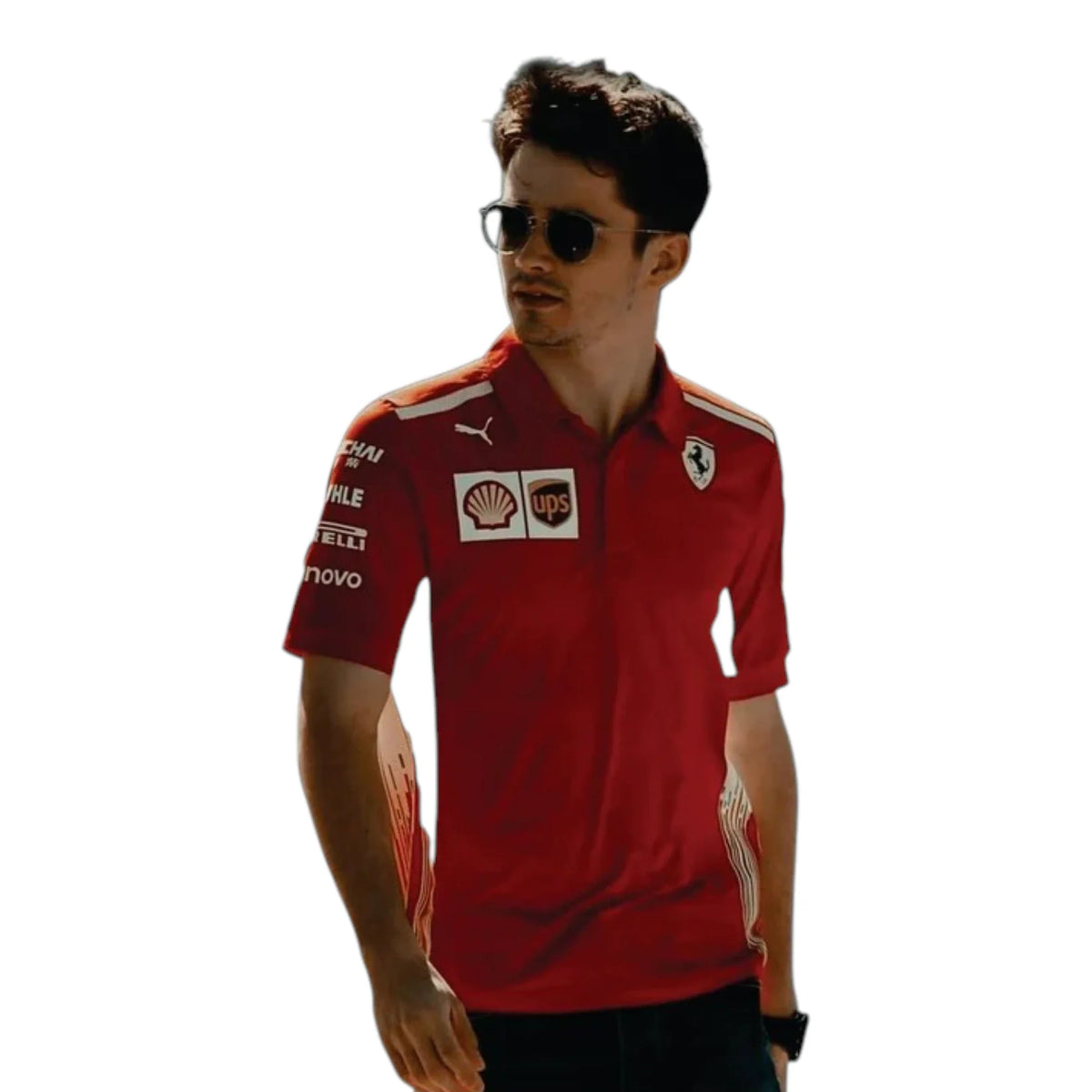 2021 Ferrari F1 Polo Shirt - Trending Racegears image 1