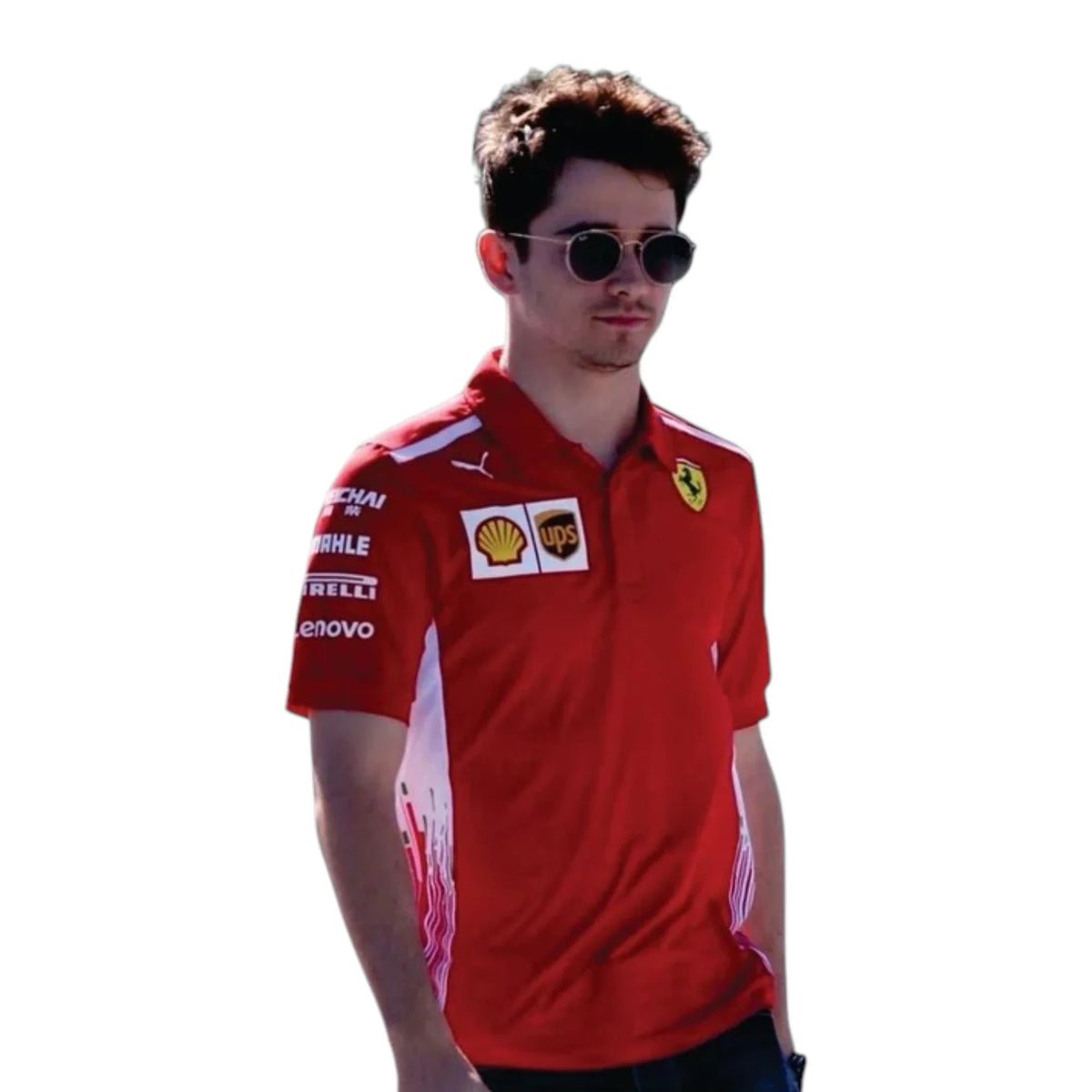 2021 Ferrari F1 Polo Shirt - Trending Racegears image 2