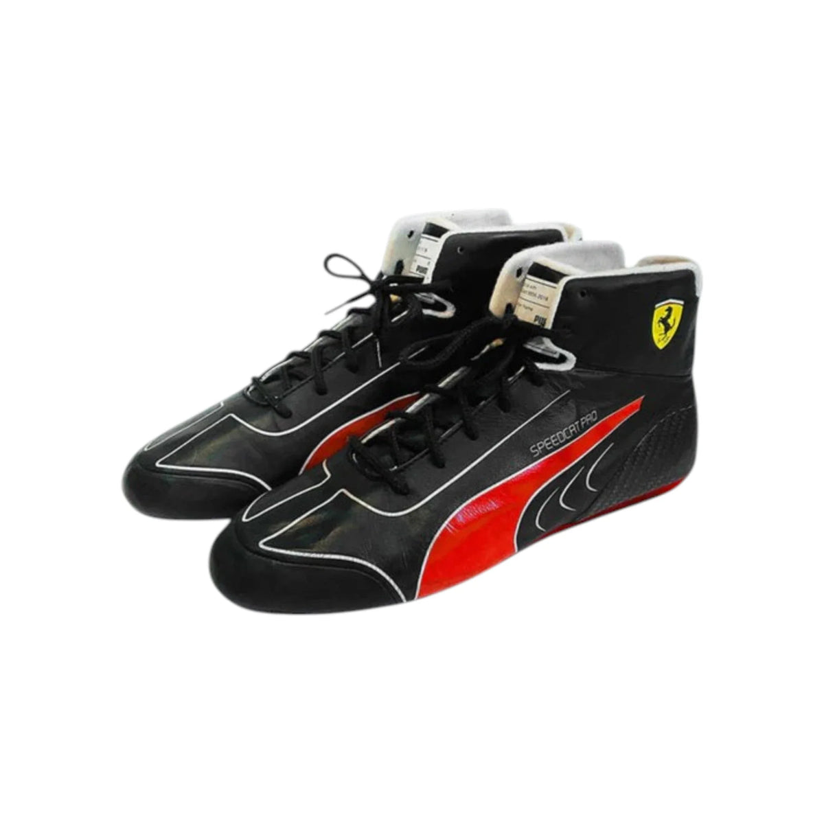 2022 Ferrari F1 Racing Shoes (Black) - Trending Racegears image 1