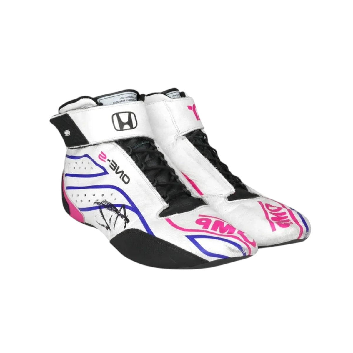 Alexander Rossi 2022 OMP One-S Gallagher GP Racing Shoes - Trending Racegears image 1