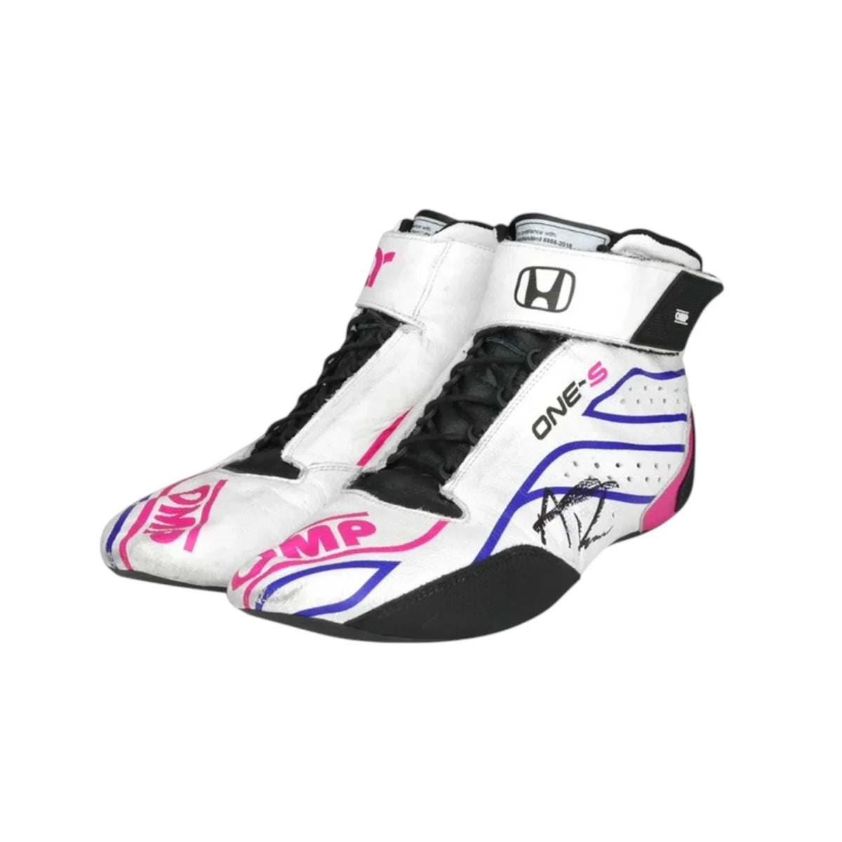 Alexander Rossi 2022 OMP One-S Gallagher GP Racing Shoes - Trending Racegears image 2