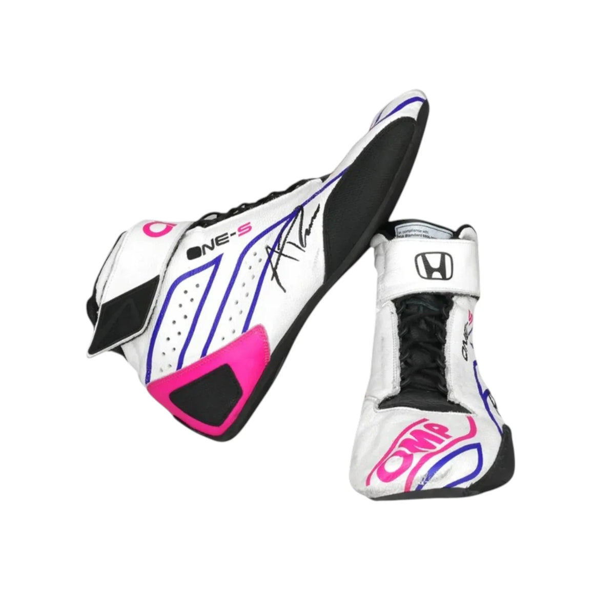 Alexander Rossi 2022 OMP One-S Gallagher GP Racing Shoes - Trending Racegears image 3