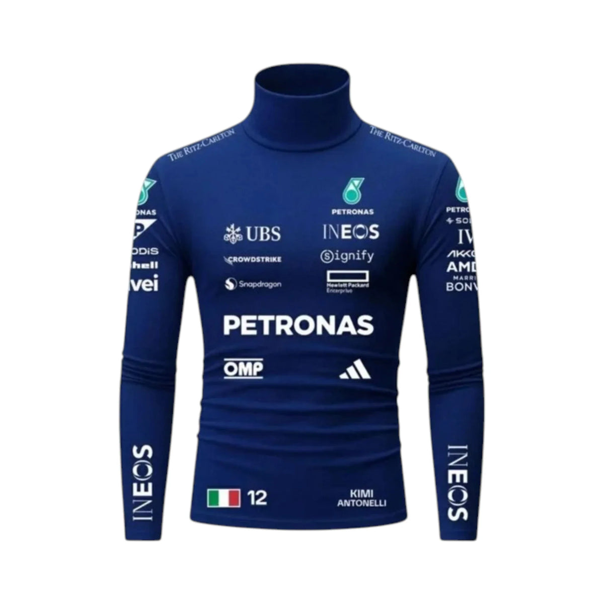 Andrea Kimi Antonelli 2026 Mercedes-AMG Petronas F1 Undershirt - Trending Racegears image 3