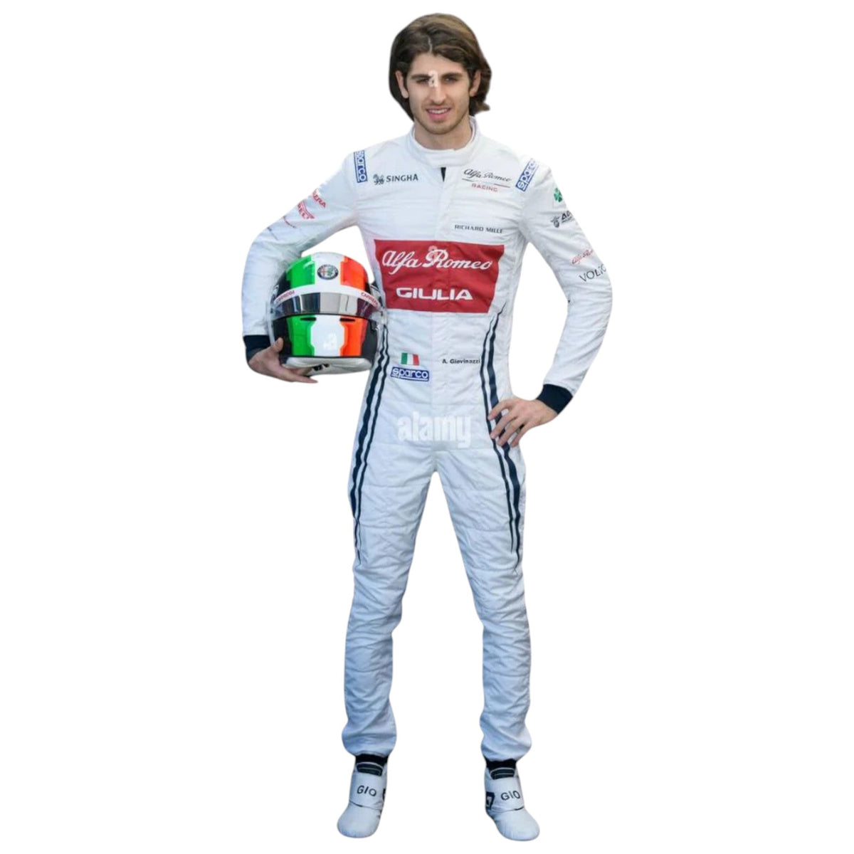Antonio Giovinazzi 2019 Alfa Romeo F1 Race Suit - Trending Racegears image 1