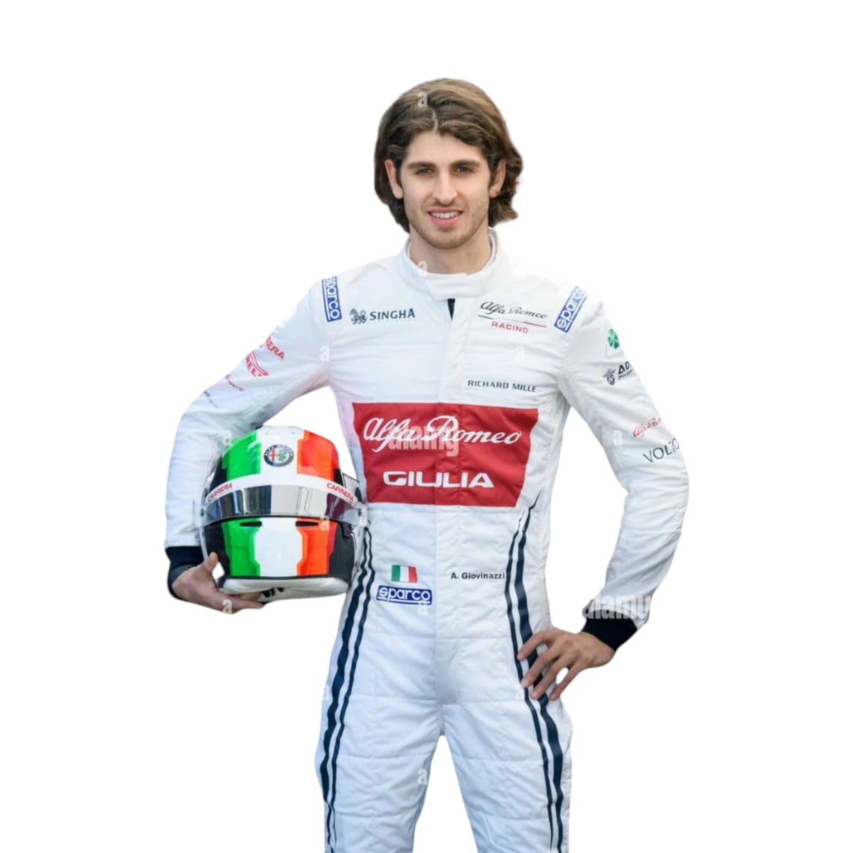 Antonio Giovinazzi 2019 Alfa Romeo F1 Race Suit - Trending Racegears image 2