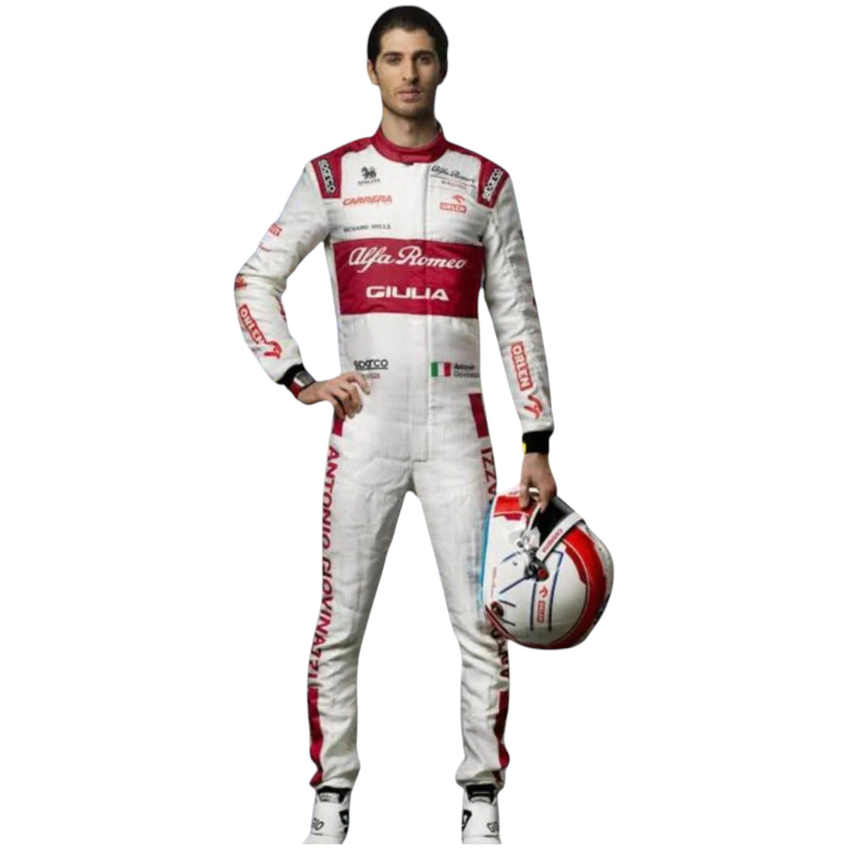 Antonio Giovinazzi 2020 Alfa Romeo F1 Race Suit - Trending Racegears image 2