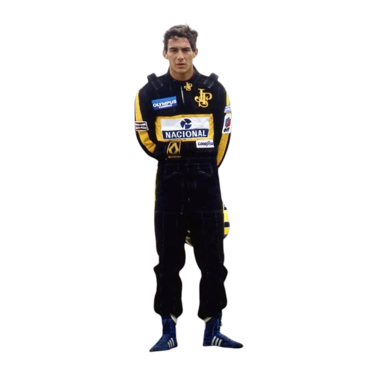 Ayrton Senna 1985 Lotus F1 Racing Suit - Trending Racegears image 1