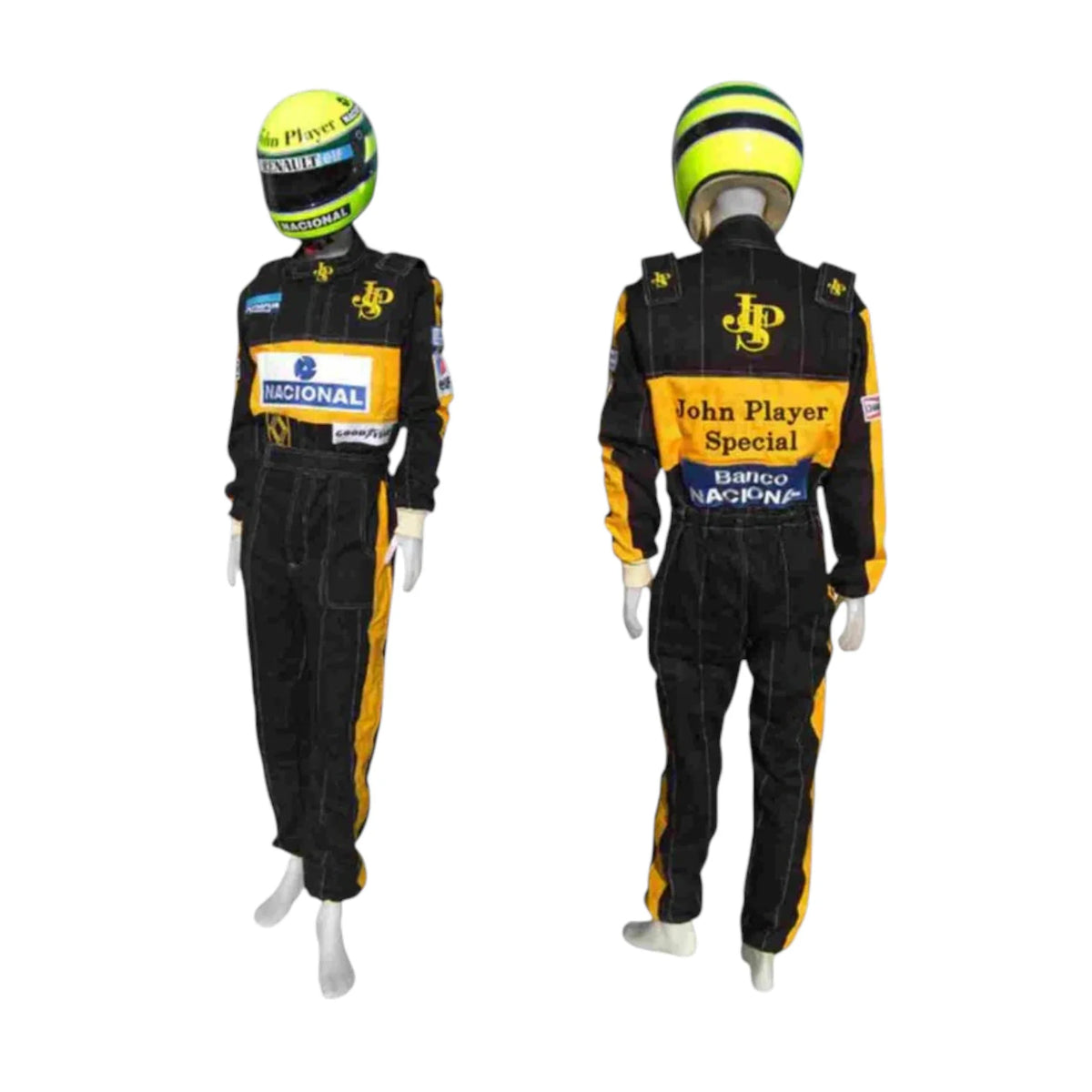 Ayrton Senna 1985 Lotus F1 Racing Suit - Trending Racegears image 3