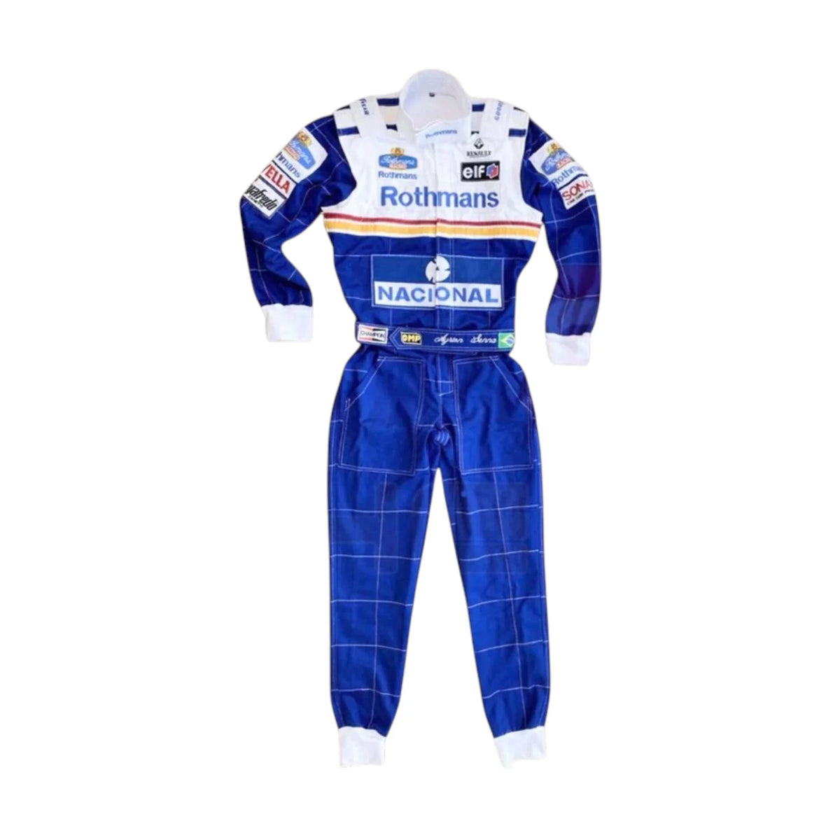 Ayrton Senna 1994 Williams F1 Racing Suit - Trending Racegears image 2