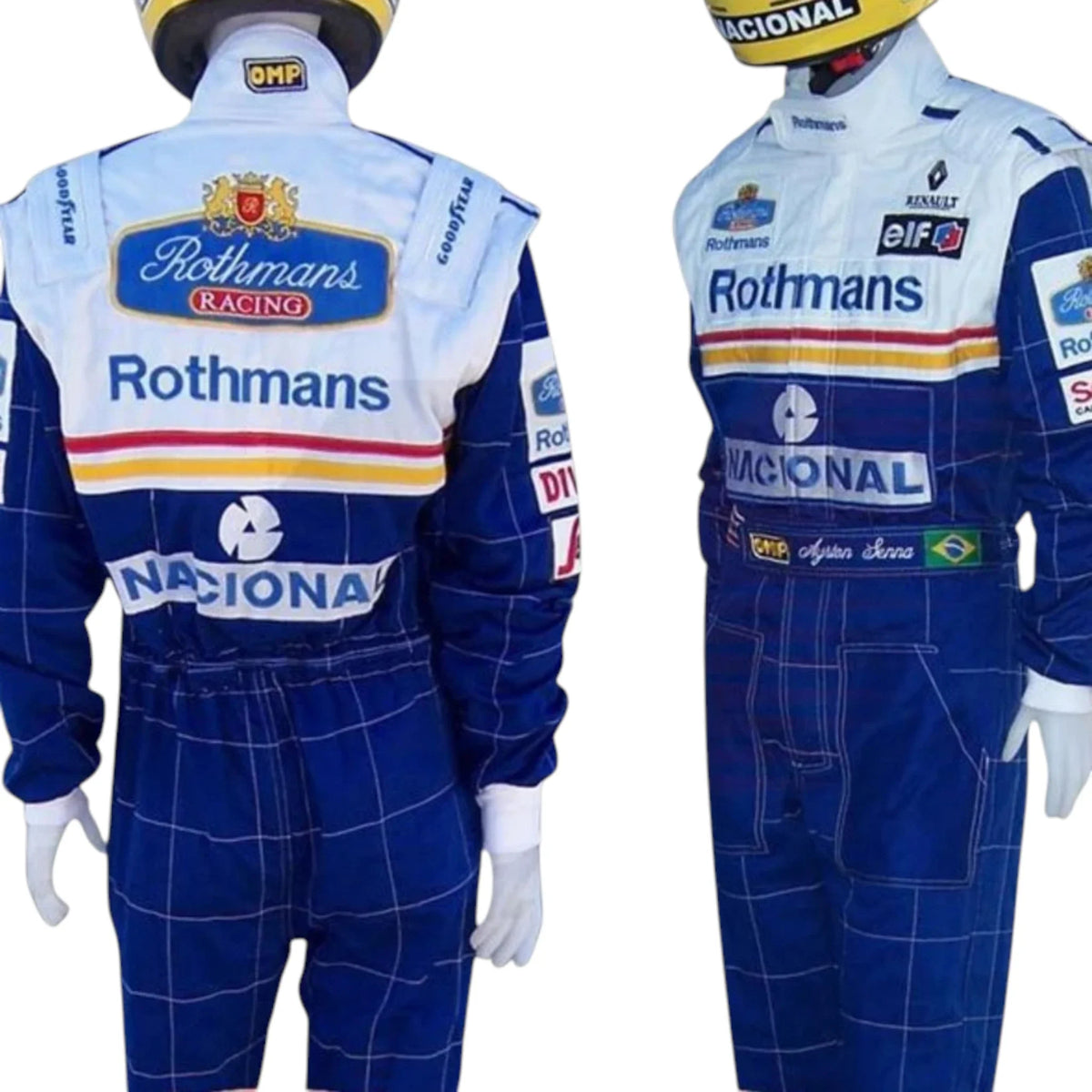 Ayrton Senna 1994 Williams F1 Racing Suit - Trending Racegears image 4