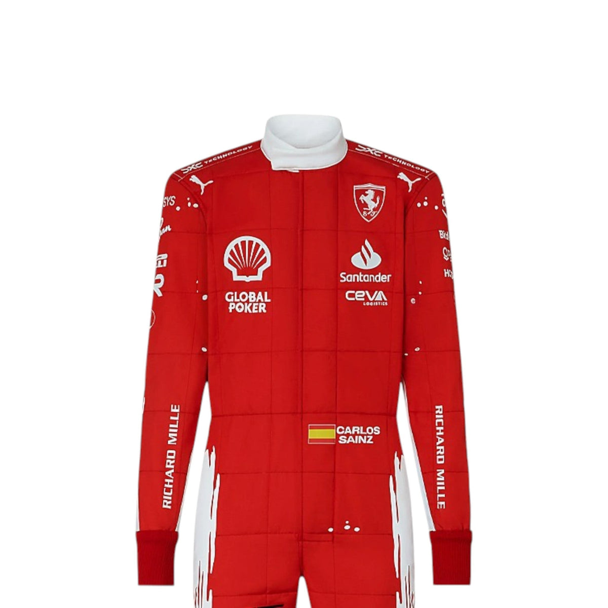 Carlos Sainz 2023 Ferrari (Las Vegas GP Special Edition) F1 Race Suit - Trending Racegears image 1