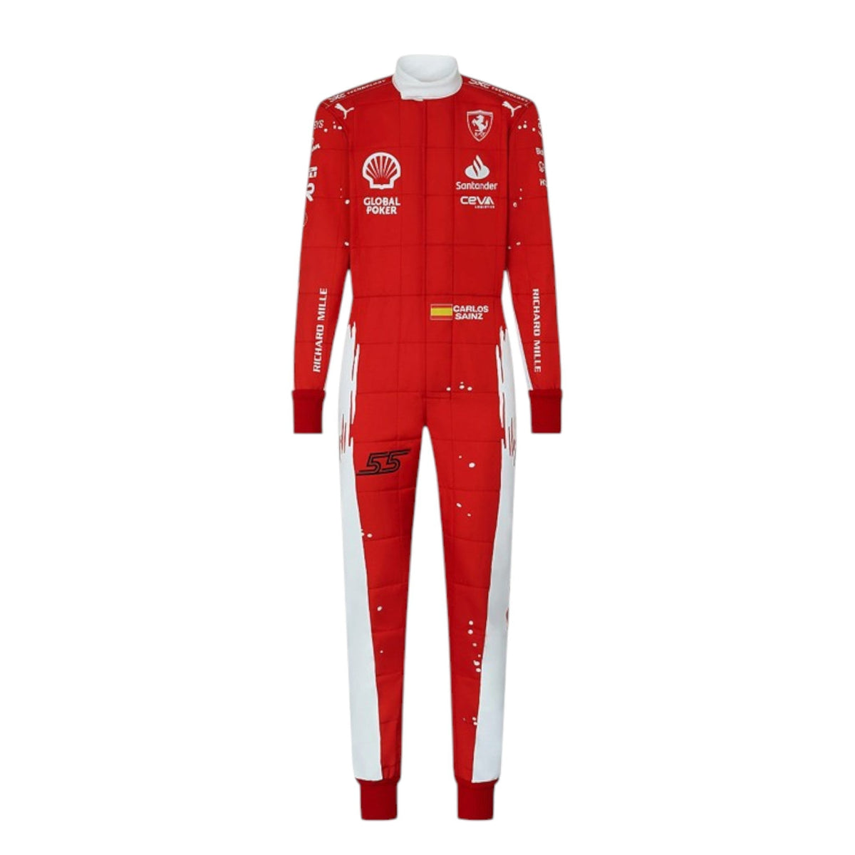 Carlos Sainz 2023 Ferrari (Las Vegas GP Special Edition) F1 Race Suit - Trending Racegears image 2