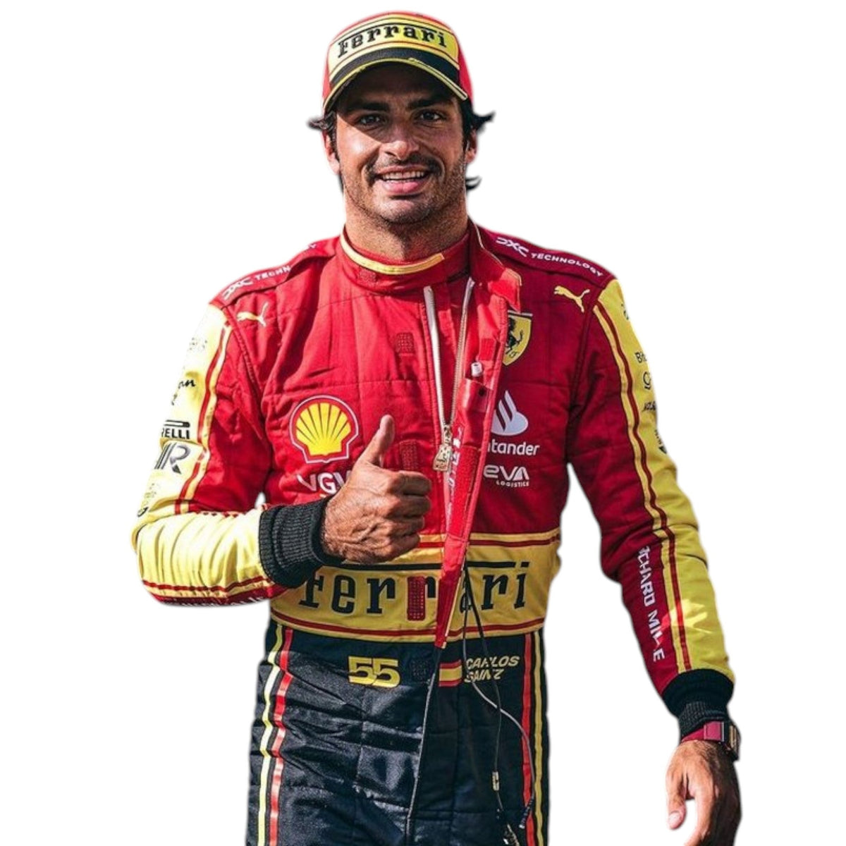 Carlos Sainz 2023 Ferrari Monza GP F1 Race Suit - Trending Racegears image 1