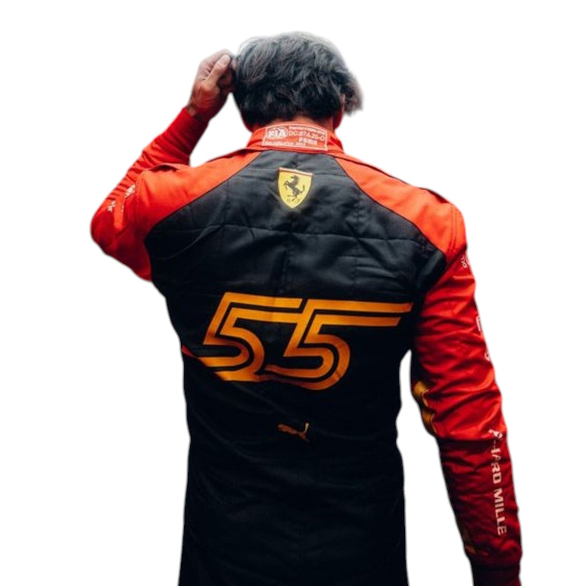 Carlos Sainz 2023 Ferrari Spain GP F1 Race Suit - Trending Racegears image 3