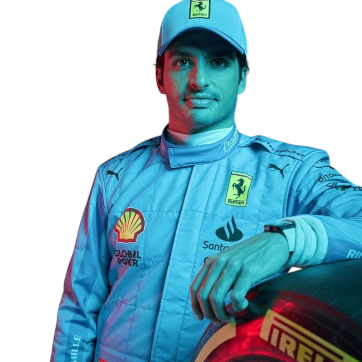 Carlos Sainz 2024 Ferrari Miami GP F1 Race Suit - Trending Racegears image 1