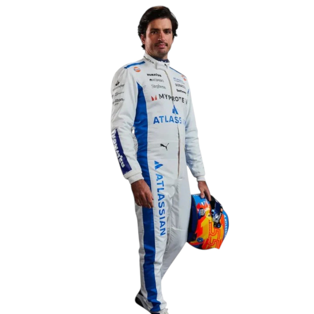 Carlos Sainz 2025 Williams F1 Race Suit - Trending Racegears image 2