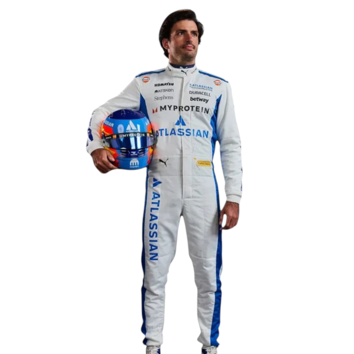 Carlos Sainz 2025 Williams F1 Race Suit - Trending Racegears image 4