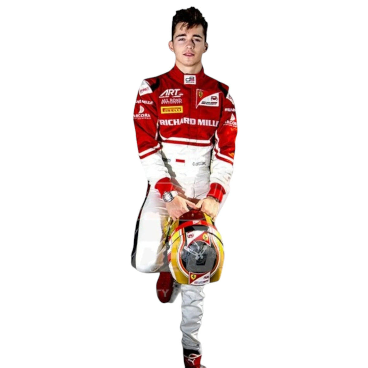 Charles Leclerc 2016 Ferrari F1 Race Suit - Trending Racegears image 1