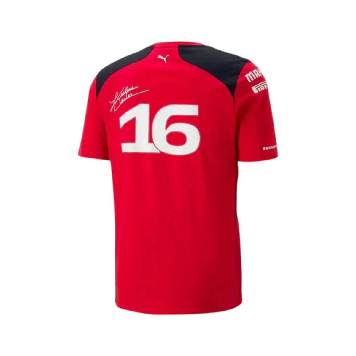 Charles Leclerc 2023 Ferrari F1 Racing Driver T-Shirt - Trending Racegears image 2