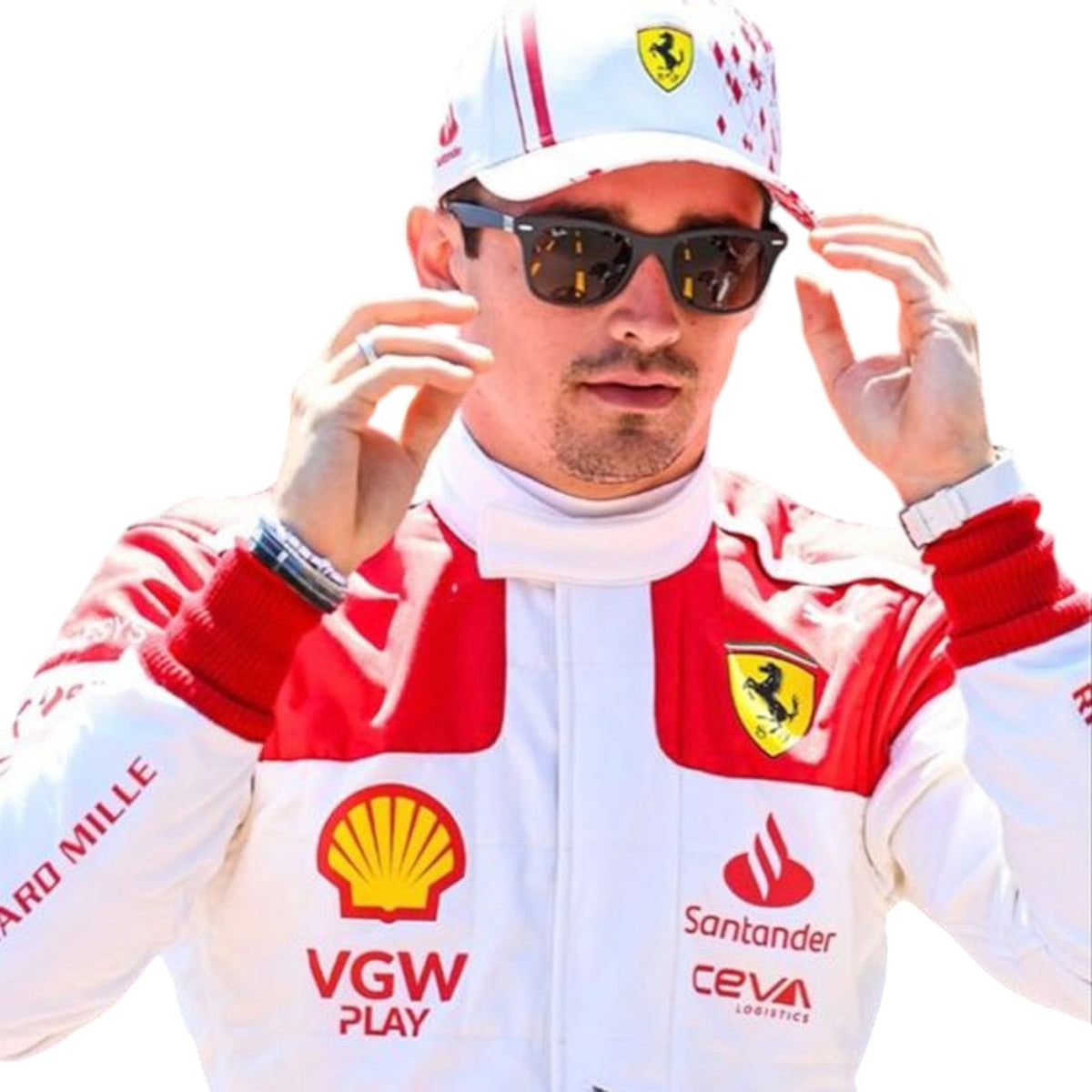 Charles Leclerc 2023 Ferrari Monaco GP F1 Race Suit - Trending Racegears image 2