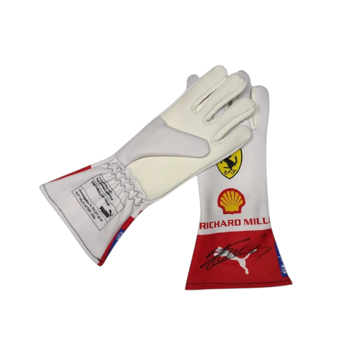 Charles Leclerc 2023 Ferrari Monaco GP F1 Racing Gloves - Trending Racegears image 3