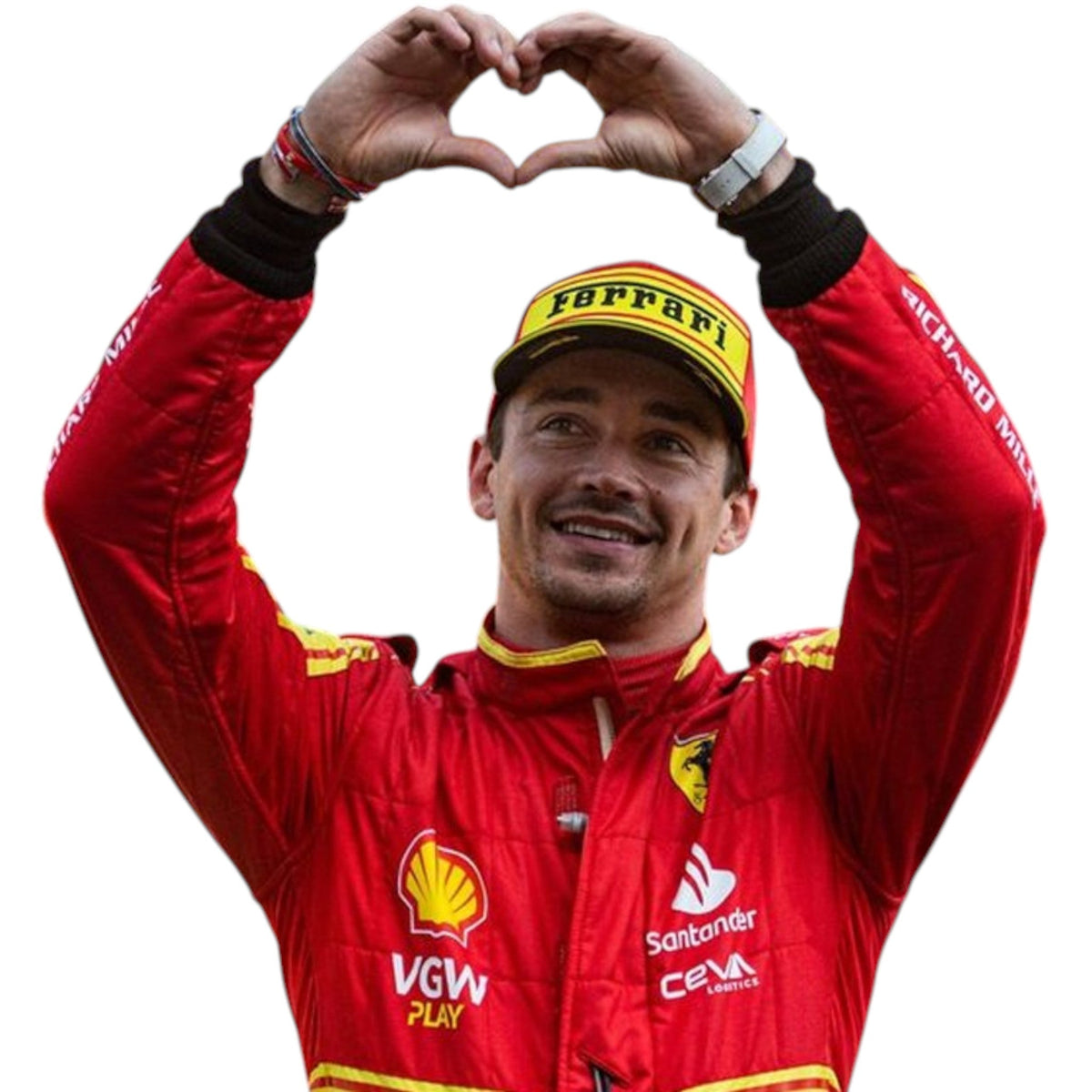 Charles Leclerc 2023 Ferrari Monza GP F1 Race Suit - Trending Racegears image 3