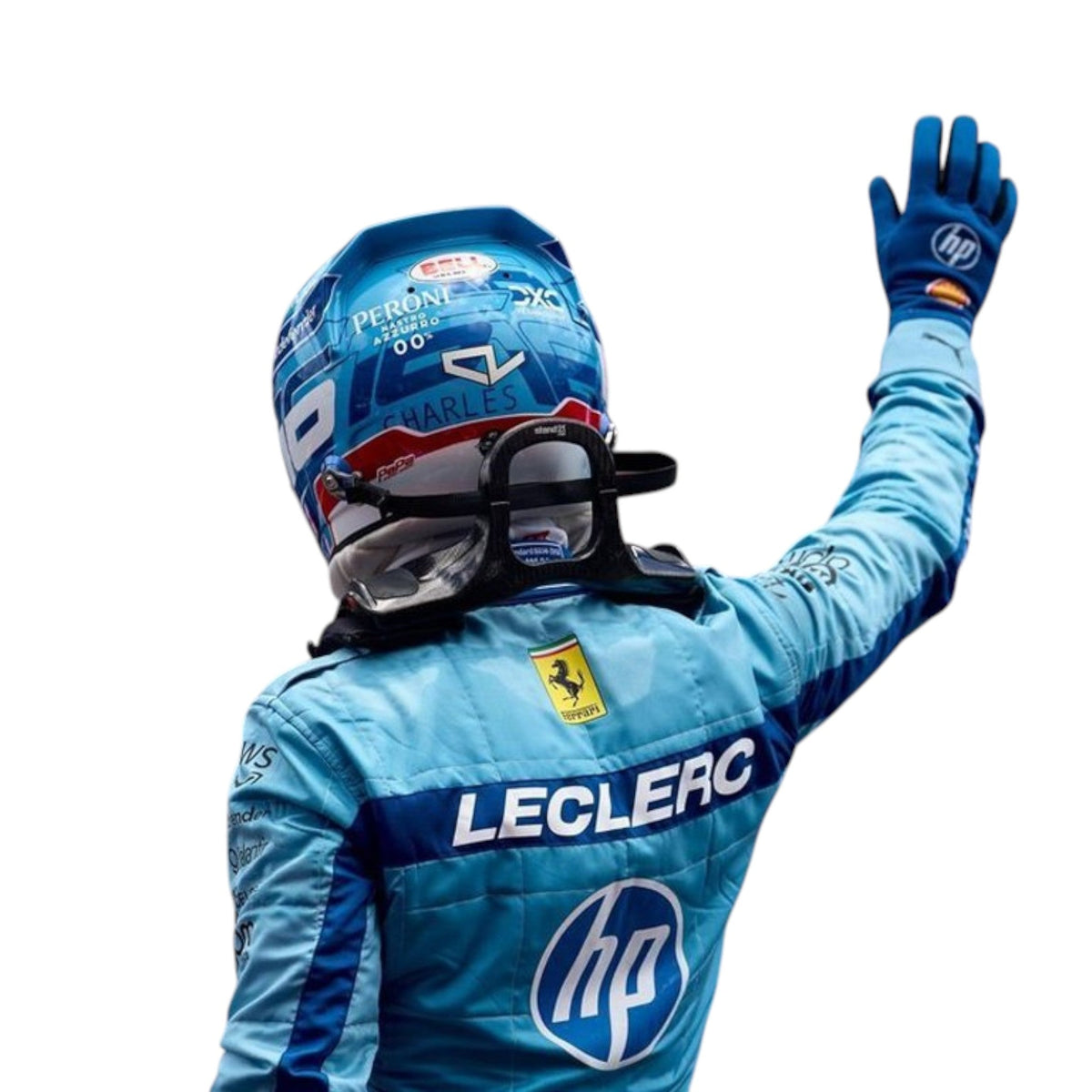 Charles Leclerc 2024 Ferrari Miami GP F1 Race Suit - Trending Racegears image 3
