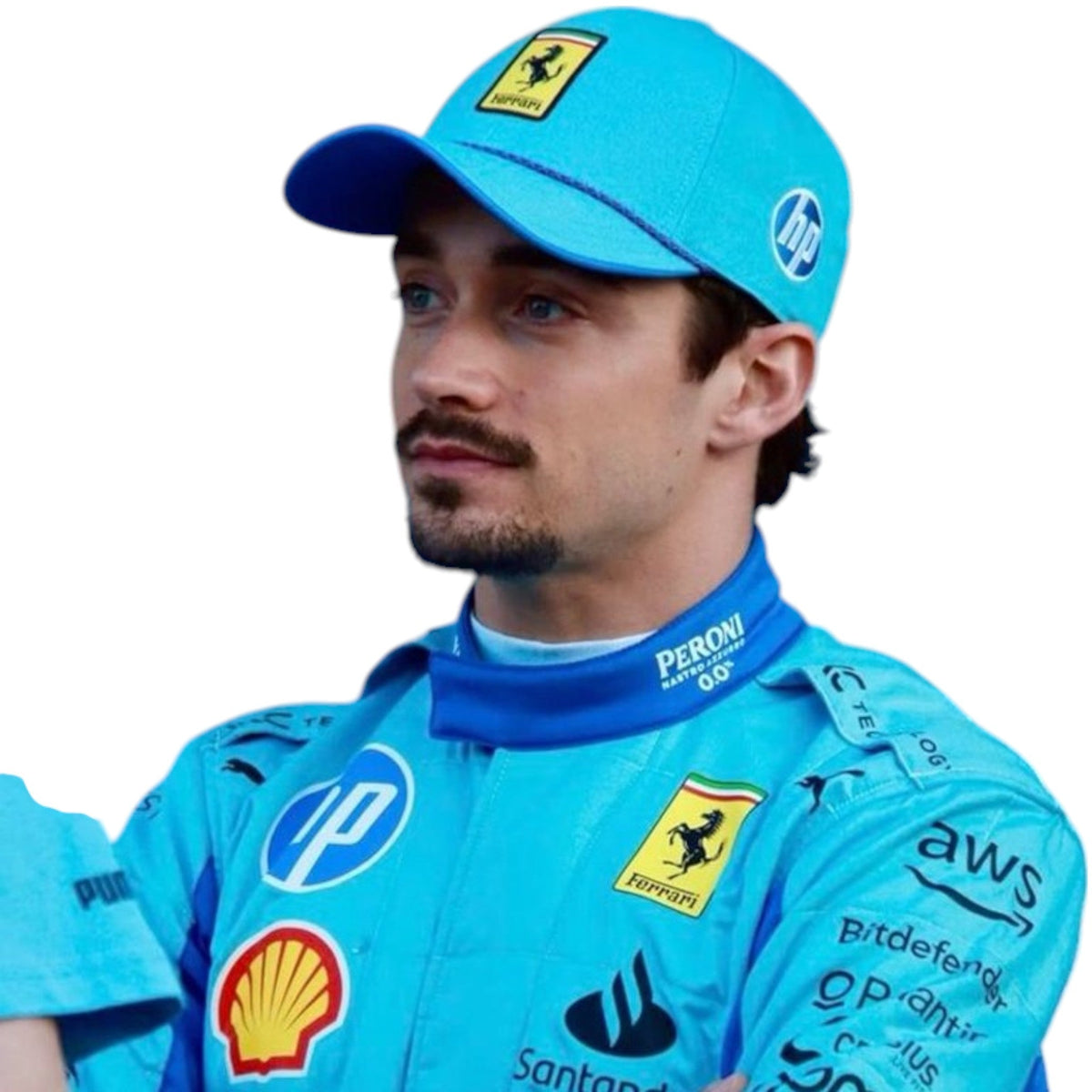 Charles Leclerc 2024 Ferrari Miami GP F1 Race Suit - Trending Racegears image 5