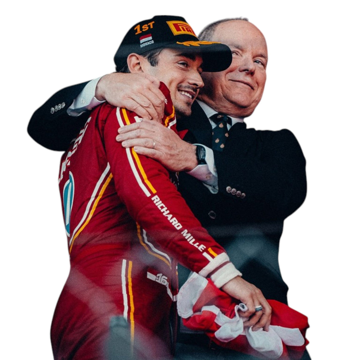 Charles Leclerc 2024 Ferrari Monaco GP F1 Race Suit - Trending Racegears image 5