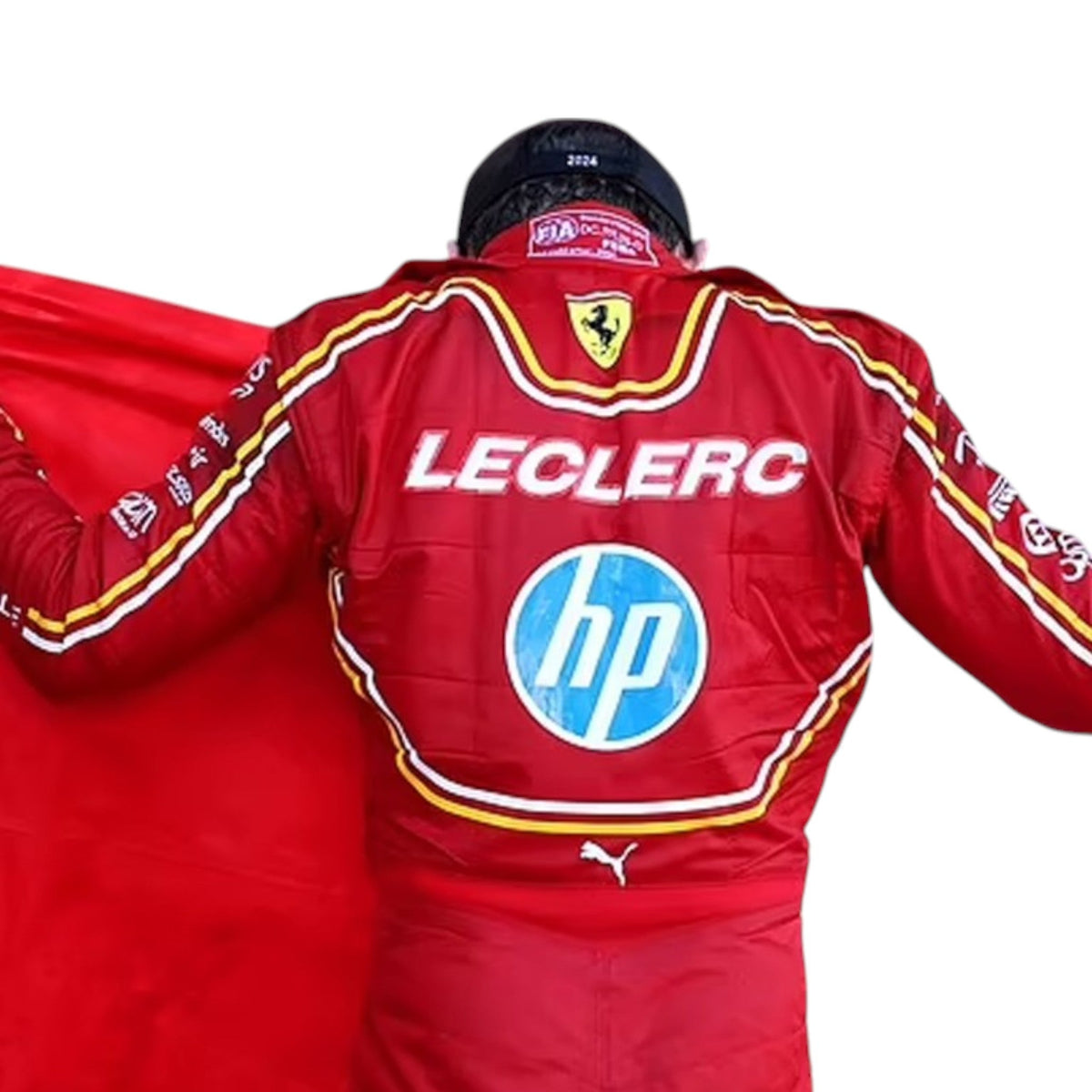 Charles Leclerc 2024 Ferrari Monaco GP F1 Race Suit - Trending Racegears image 7