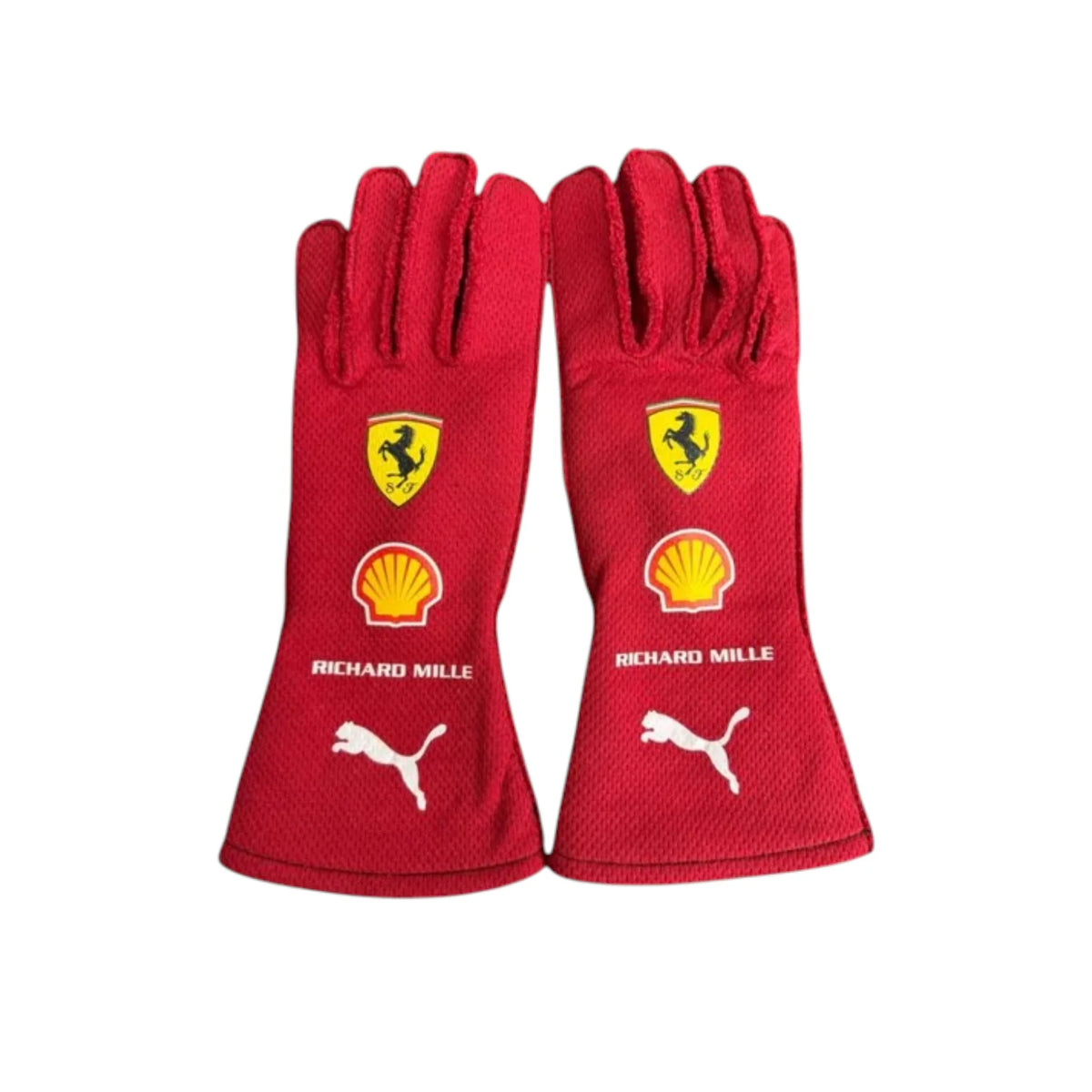 Charles Leclerc 2025 Ferrari F1 Racing Gloves - Trending Racegears image 1
