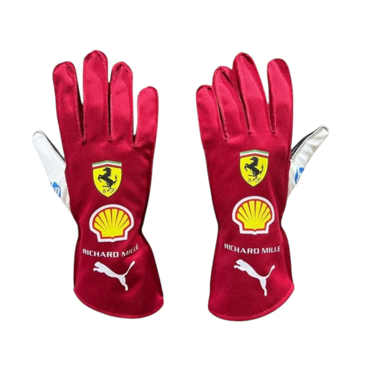 Charles Leclerc 2025 Ferrari F1 Racing Gloves - Trending Racegears image 2