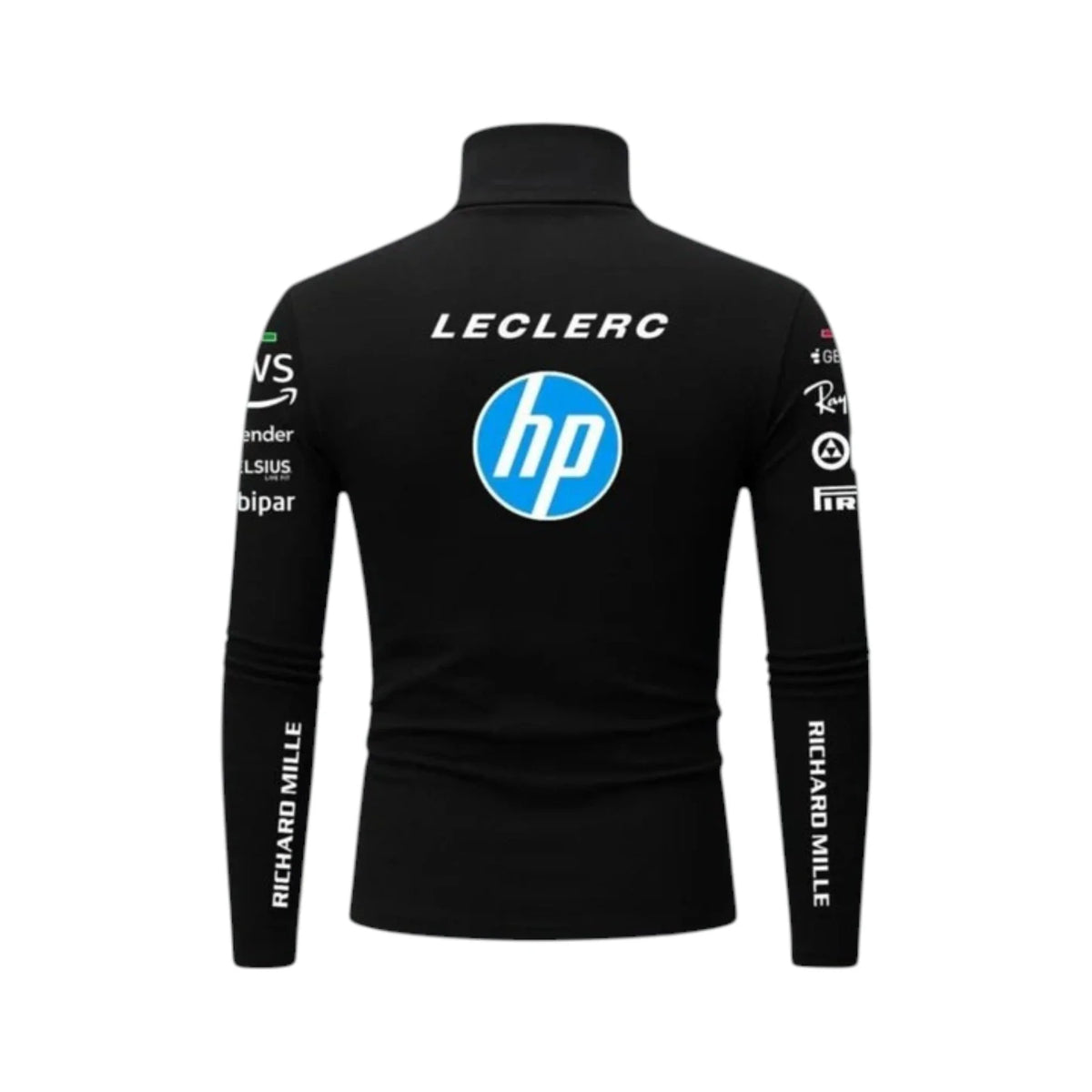 Charles Leclerc 2025 Ferrari F1 Undershirt (Black) - Trending Racegears image 2
