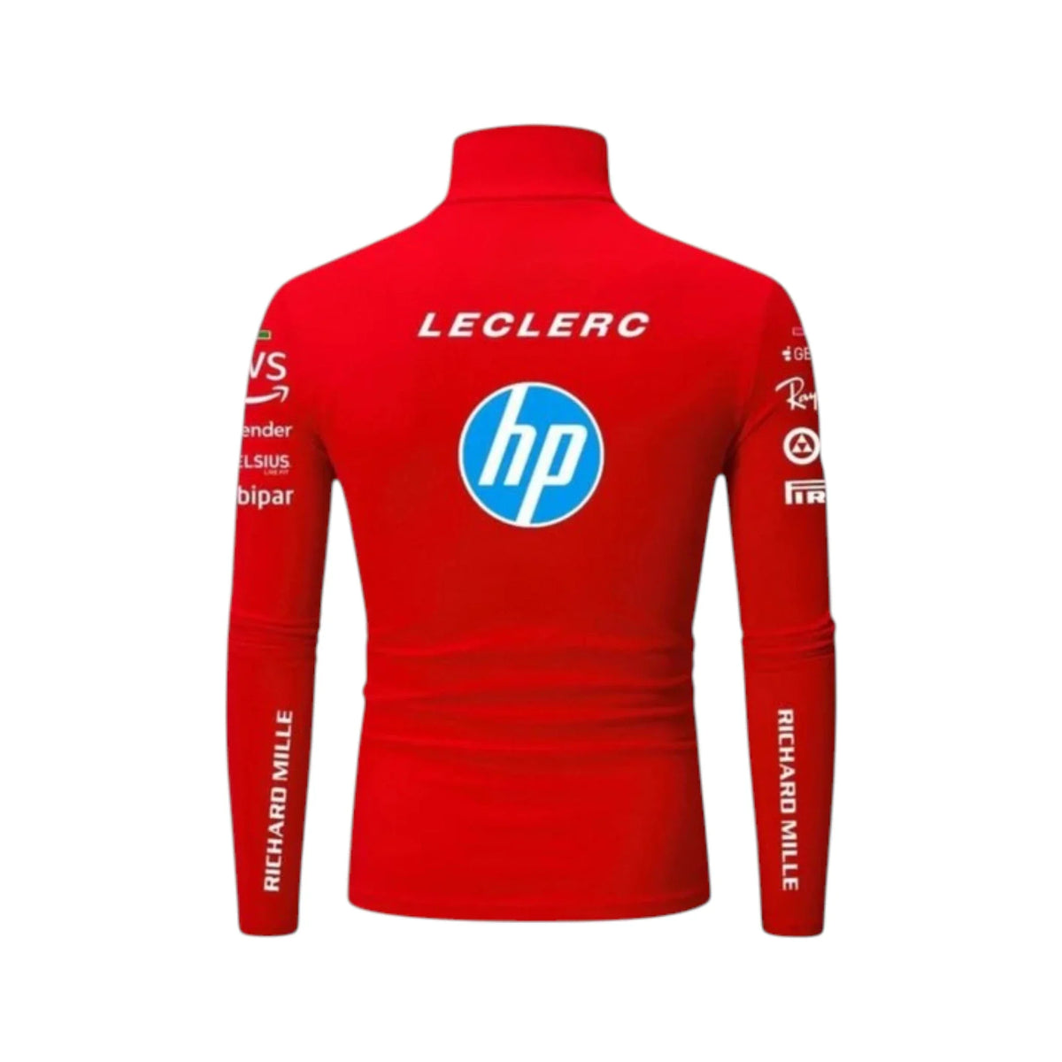Charles Leclerc 2025 Ferrari F1 Undershirt (Red) - Trending Racegears image 2