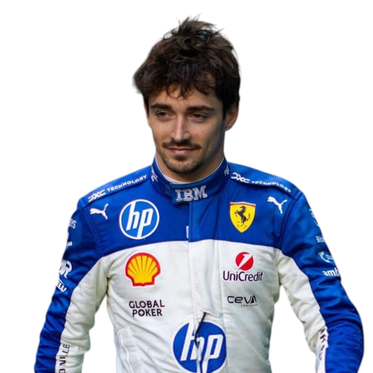 Charles Leclerc 2025 Ferrari Miami GP F1 Race Suit - Trending Racegears image 1