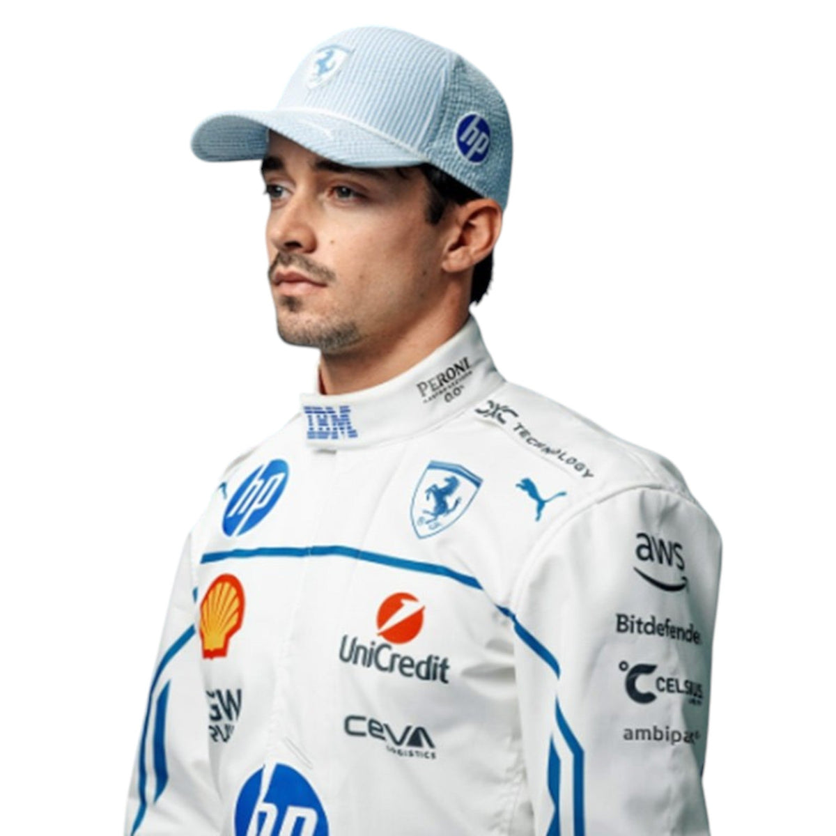 Charles Leclerc 2025 Ferrari Monaco GP F1 Race Suit - Trending Racegears image 1