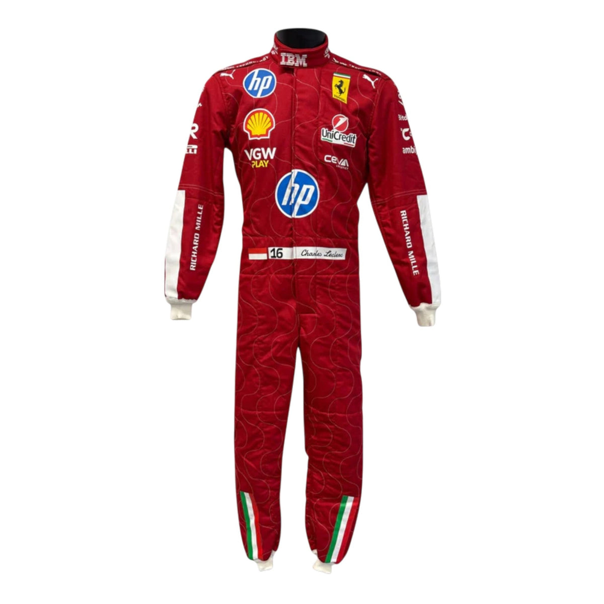 Charles Leclerc 2025 Ferrari Monza GP F1 Race Suit - Trending Racegears image 3