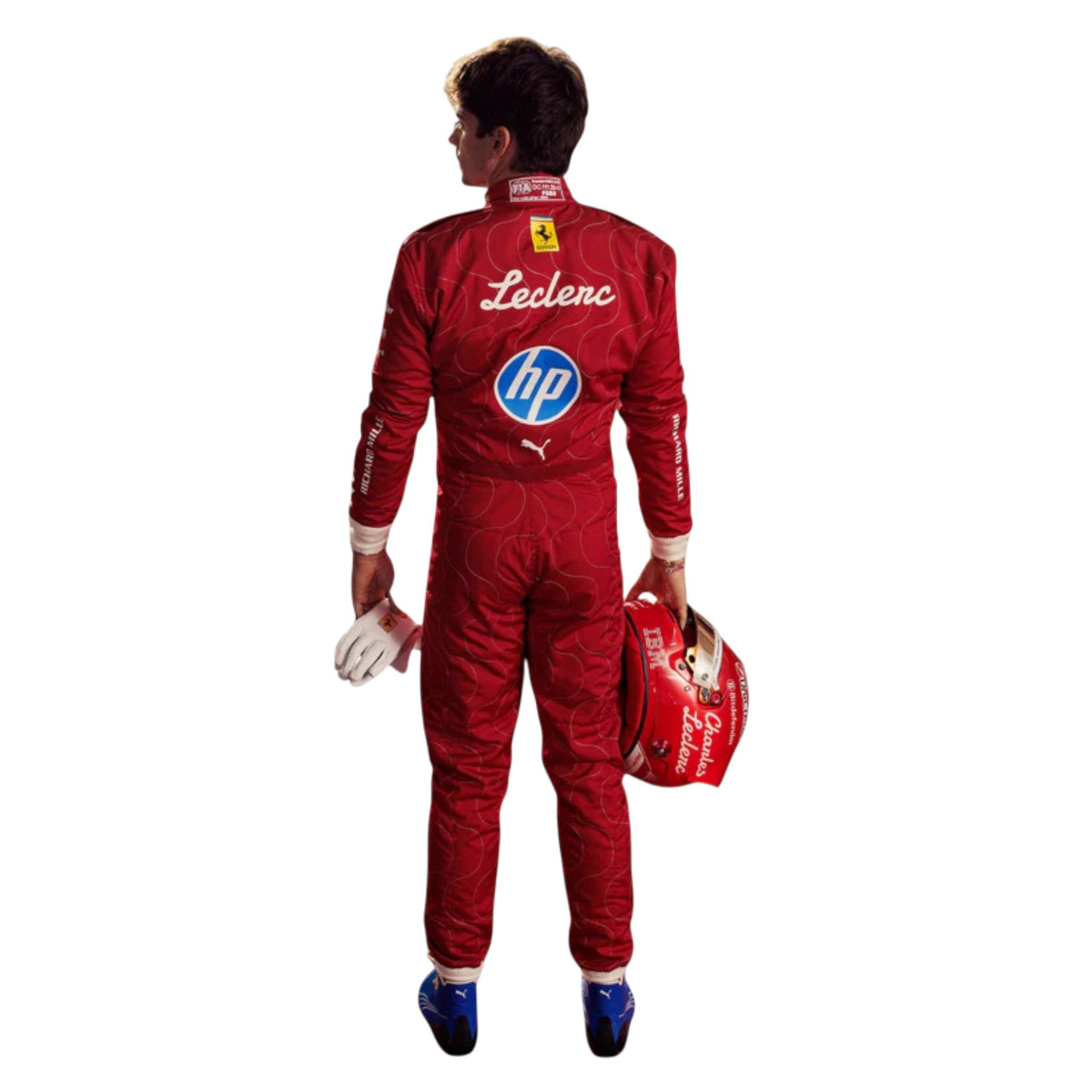 Charles Leclerc 2025 Ferrari Monza GP F1 Race Suit - Trending Racegears image 2
