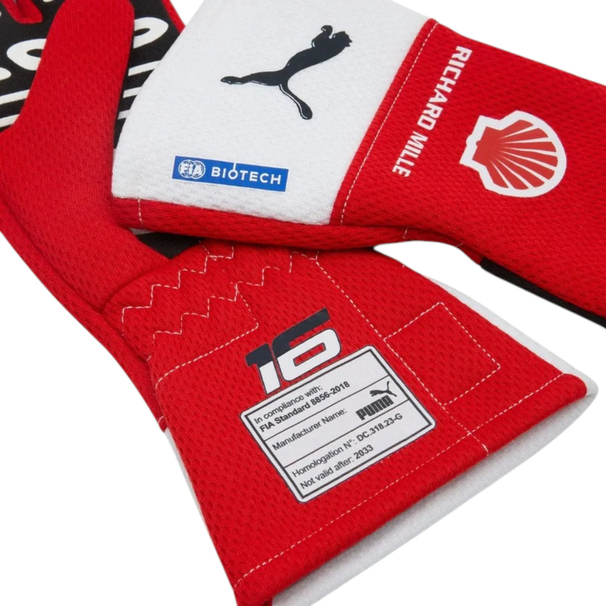 Charles Leclerc Ferrari F1 Racing Gloves - Trending Racegears image 2