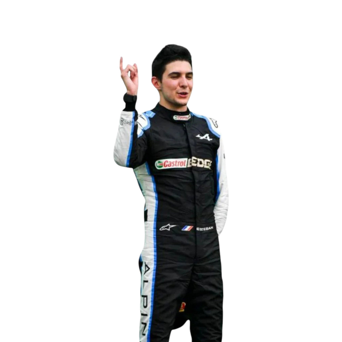 Esteban Ocon 2021 Alpine F1 Race Suit - Trending Racegears image 3