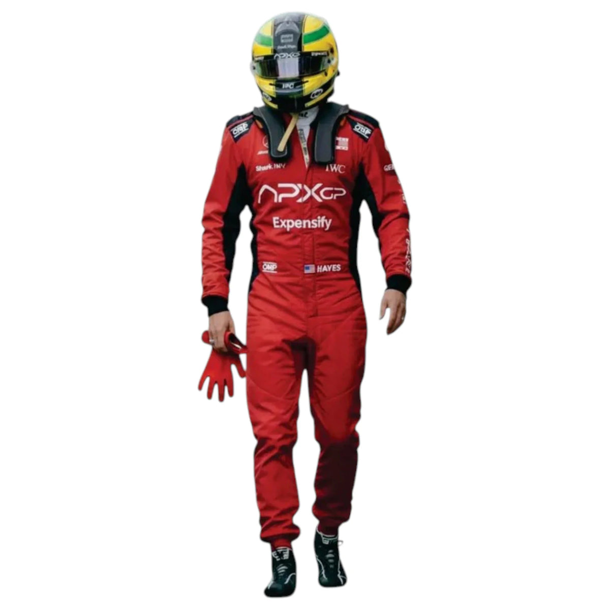 F1 Movie Sonny Hayes (Brad Pitt) 2025 F1 Race Suit (Red) - Trending Racegears image 1