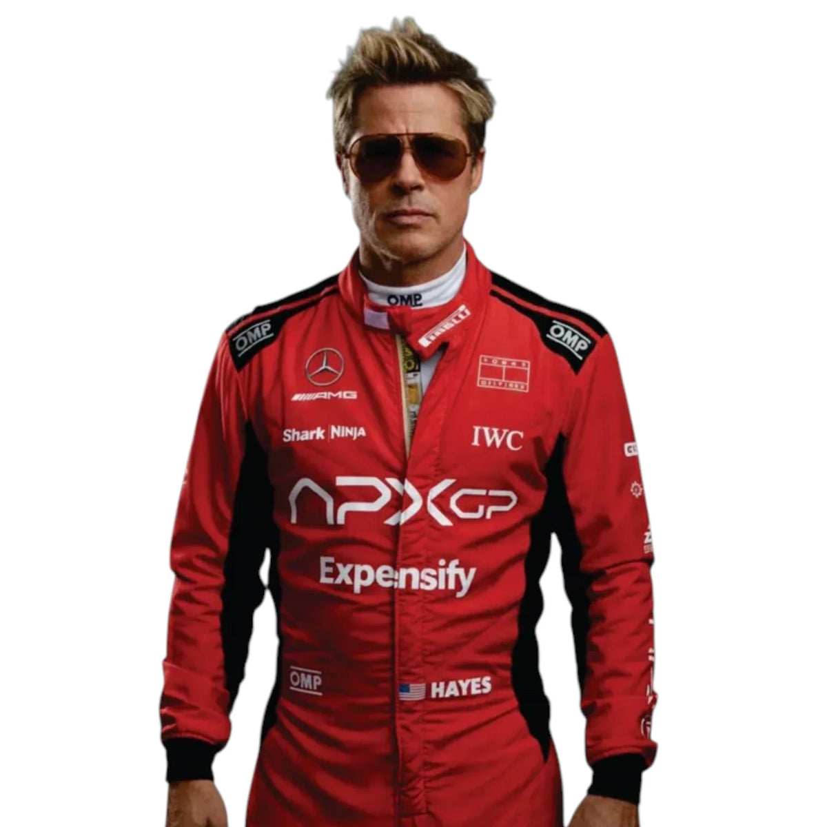 F1 Movie Sonny Hayes (Brad Pitt) 2025 F1 Race Suit (Red) - Trending Racegears image 2