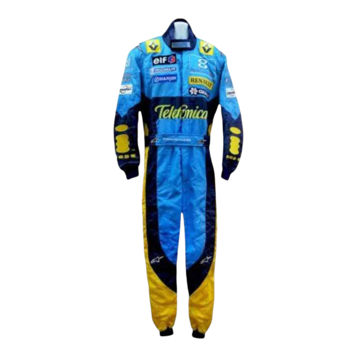 Fernando Alonso 2004 Renault F1 Race Suit - Trending Racegears image 1