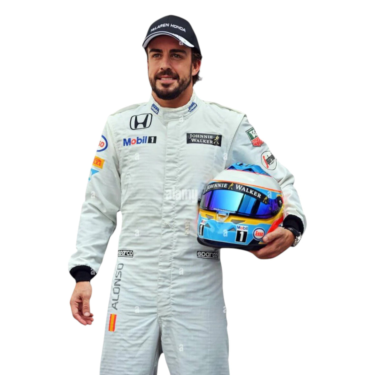 Fernando Alonso 2015 Mclaren F1 Race Suit - Trending Racegears image 2