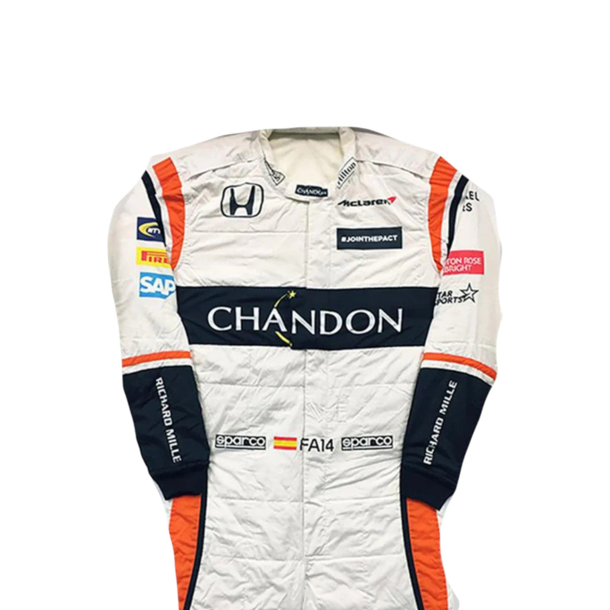 Fernando Alonso 2017 Mclaren F1 Race Suit - Trending Racegears image 1