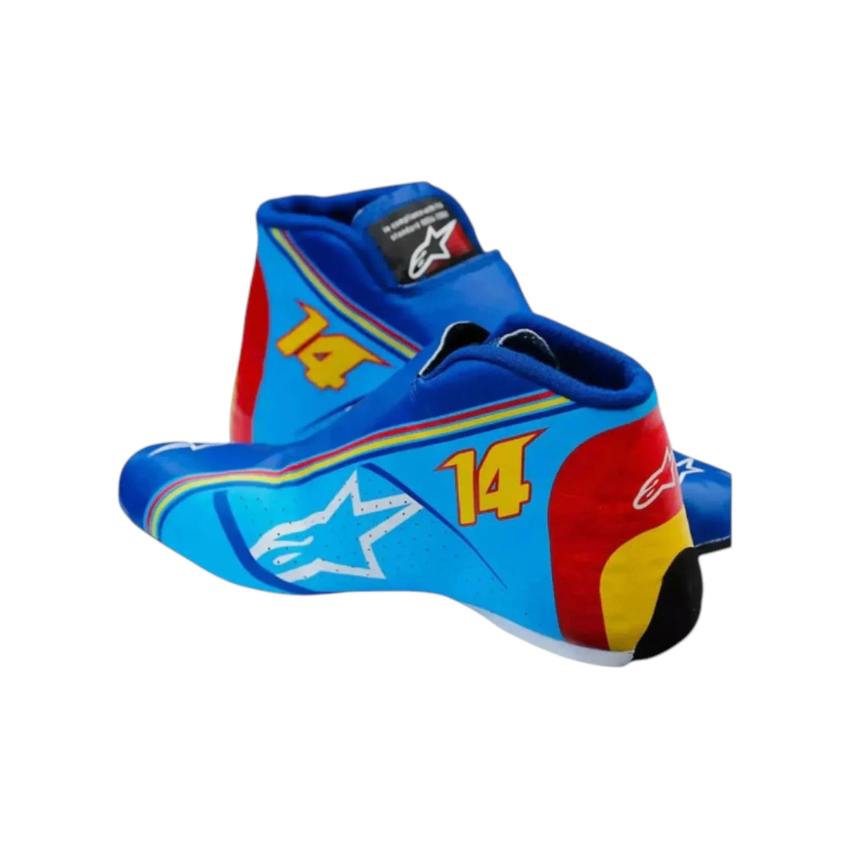 Fernando Alonso 2018 Mclaren 300GP Round 7 F1 Racing Shoes - Trending Racegears image 1