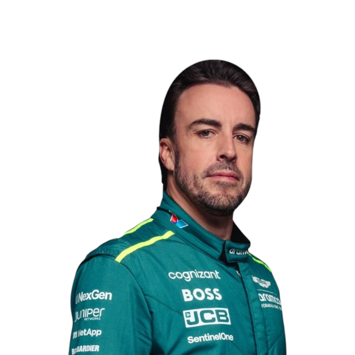 Fernando Alonso 2024 Aston Martin F1 Race Suit - Trending Racegears image 2