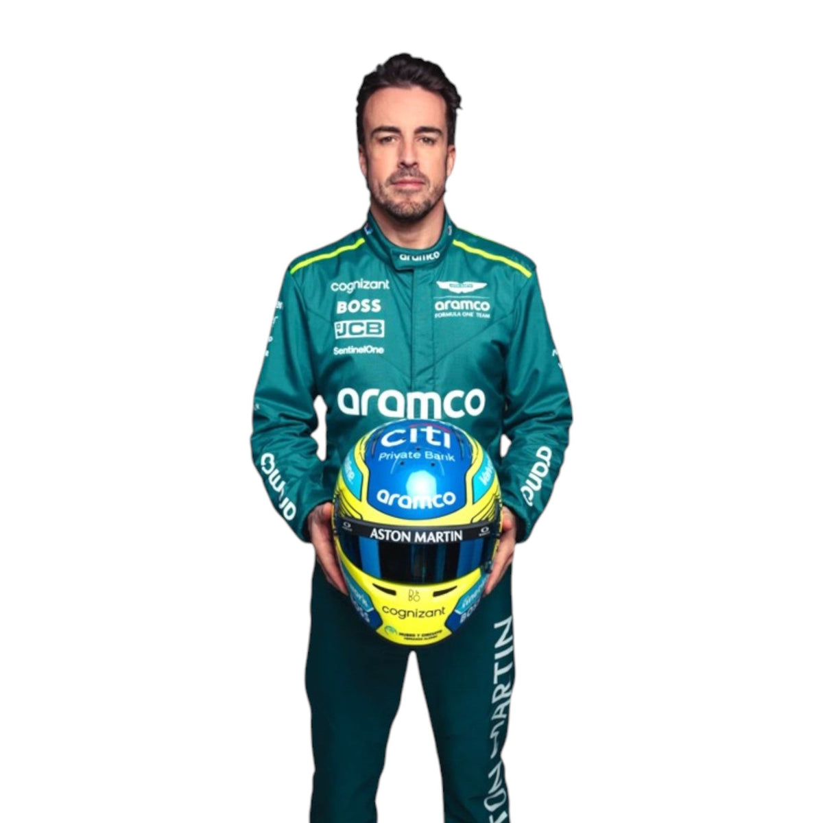 Fernando Alonso 2024 Aston Martin F1 Race Suit - Trending Racegears image 4