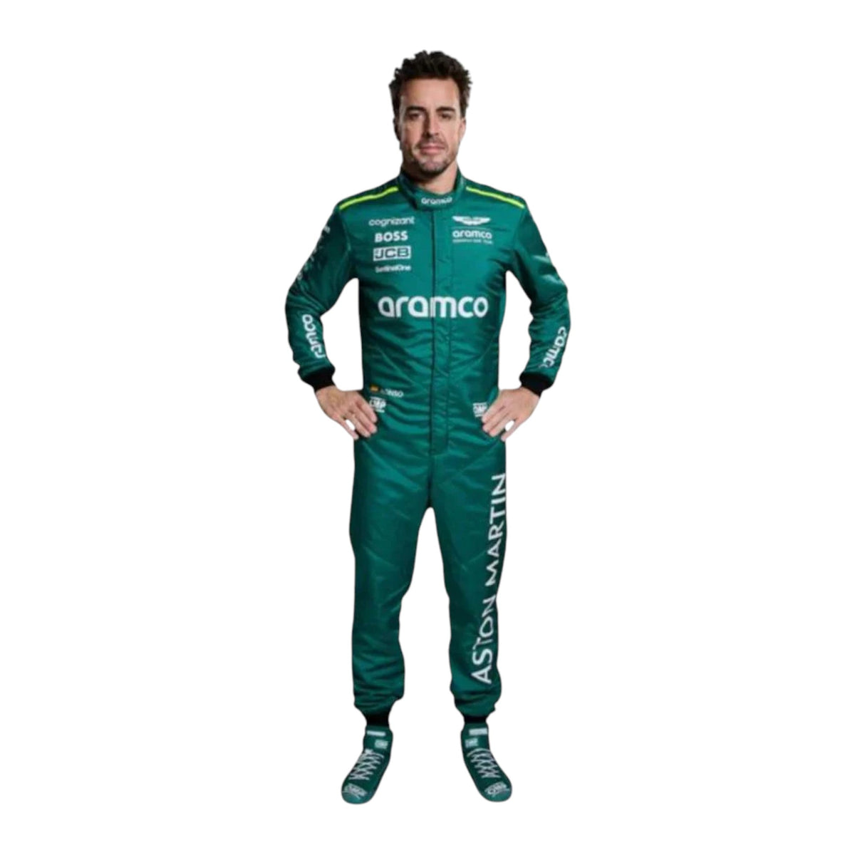 Fernando Alonso 2024 Aston Martin F1 Race Suit - Trending Racegears image 6