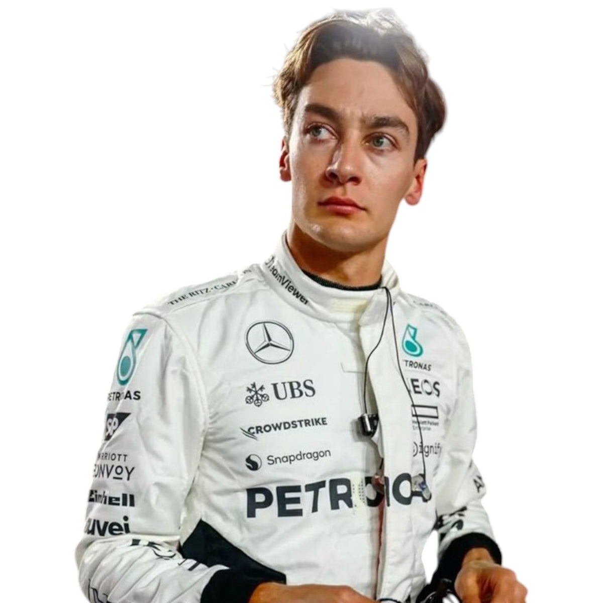 George Russel 2024 Mercedes-AMG Petronas Qatar GP F1 Race Suit - Trending Racegears image 3